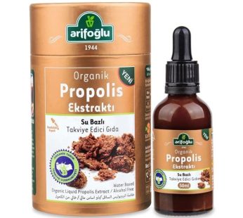 Arifoğlu Organik %5 Lik Propolis Ekstraktı Su Bazlı Takviye Edici Gıda 50ml