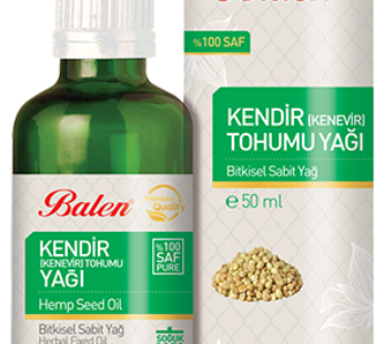 Balen Kendir (Kenevir) Tohumu Yağı 50 Ml