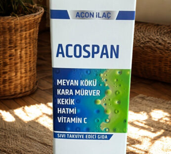Acospan Şurup Meyan Kökü, Kara Mürver, Kekik, Hatmi ve Vitamin C